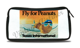 Texas International Fly for Peanuts Travel Pouch