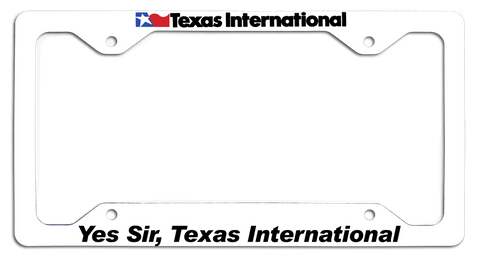 Texas International - Yes Sir, Texas International - License Plate Frame