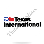 Texas International Logo Round Coaster