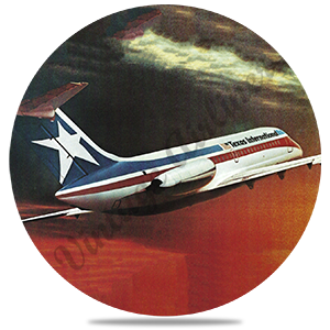 Texas International Airlines DC9 Round Coaster