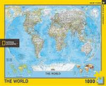 National Geographic Puzzles - The World by New York Puzzle Company - (1,000 pieces)
