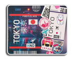 Ticket To Tokyo Collage MousePad