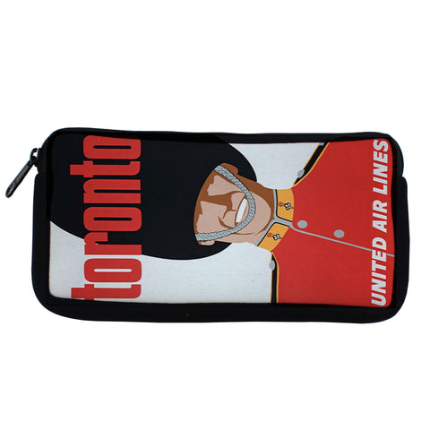 United Airlines Toronto Poster Travel Pouch