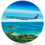 Trans Caribbean Airways DC8 Round Coaster by Rick Broome