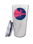 Trans Texas Airways 1960's Vintage Bag Sticker Tumbler