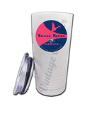 Trans Texas Airways 1960's Vintage Bag Sticker Tumbler