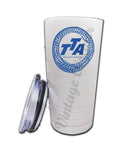 Trans-Texas Airways 1940's Rope Bag Sticker Tumbler