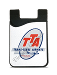 Trans-Texas Airways 1940's Bag Sticker Card Caddy