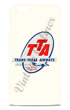 Trans-Texas Airways 1940's Bag Sticker Phone Case