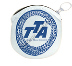 Trans Texas Airways Rope Logo Round Coin Purse