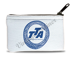 Trans Texas Airways Rope Logo Bag Sticker Rectangular Coin Purse