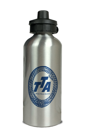 Trans Texas Airways 1940's Vintage Rope Logo Aluminum Water Bottle