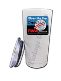 TWA Over the Top Bag Sticker Tumbler