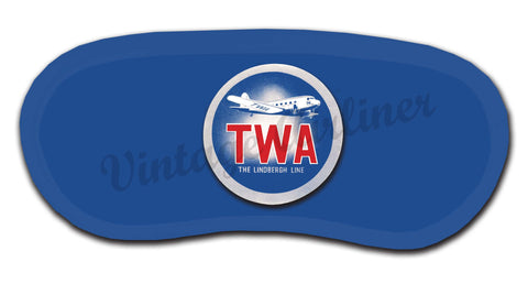 TWA DC-2 Lindbergh Line Top Bag Sticker Sleep Mask