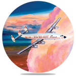 TWA Connie Round Coaster by Rick Broome