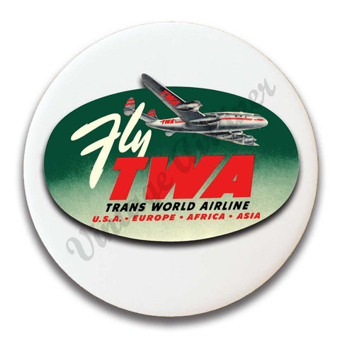 TWA 1950's Fly TWA Magnets