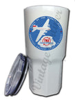 TWA 1940's Route of the Stratoliner Bag Sticker Tumbler