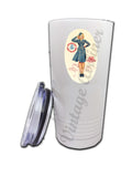 TWA 1940's Petty Girl Tumbler