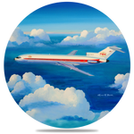 TWA 727 Round Coaster by Rick Broome