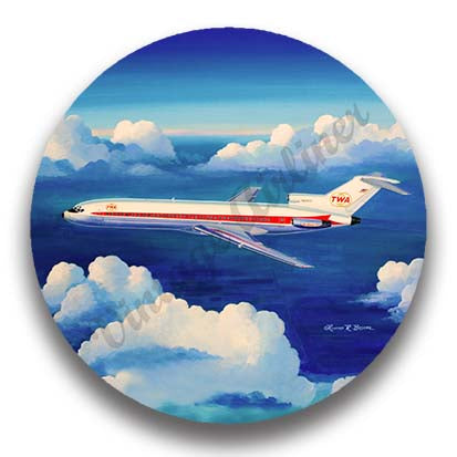 TWA 727 by Rick Broome Magnets