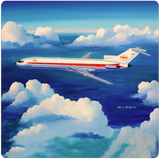 TWA 727 Coaster by Rick Broome