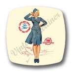 TWA Petty Girl Magnets