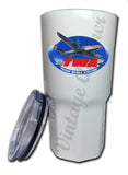 TWA 1950's Blue Connie Bag Sticker Tumbler