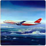 TWA 747 Coaster by Rick Broome