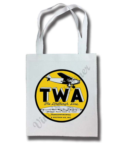 TWA 1930's Fokker F-10 Tote Bag