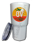 TWA 1940's-1950's QV in the Sun Country Vintage Bag Sticker Tumbler