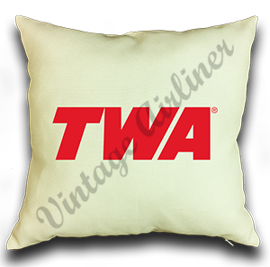 TWA Red Logo Linen Pillow Case Cover