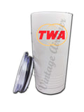 TWA 1959 Globe Logo Tumbler