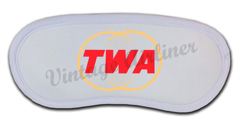 TWA 1969 Twin Globe Logo Sleep Mask