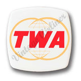 TWA 1969 Twin Globe Logo Magnets