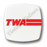 TWA Red Logo with Lines Magnets