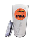 TWA 1930's DC-3 Bag Sticker Tumbler