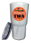 TWA 1930's DC-3 Bag Sticker Tumbler