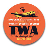 TWA 1930's DC-3 Wright Cyclone Magnets