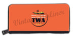 TWA 1930's DC-3 Wright Cyclone Bag Sticker wallet