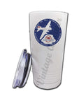 TWA 1940's Dark Blue Route of the Stratoliner Bag Sticker Tumbler