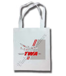 TWA 1947 Ticket Jacket Cover Tote Bag