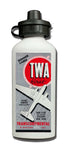 TWA First Vintage Aluminum Water Bottle