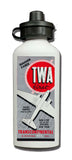 TWA First Vintage Aluminum Water Bottle