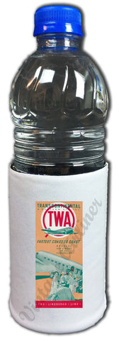 TWA Fastest Coast To Coast Vintage Koozie