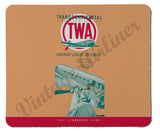 TWA Fastest Coast To Coast Vintage Mousepad