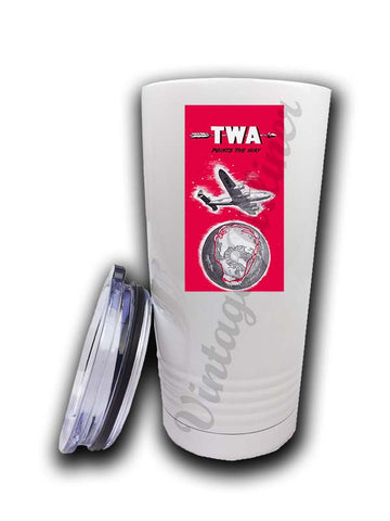 TWA Points The Way Vintage Tumbler