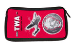 TWA Points The Way Vintage Travel Pouch