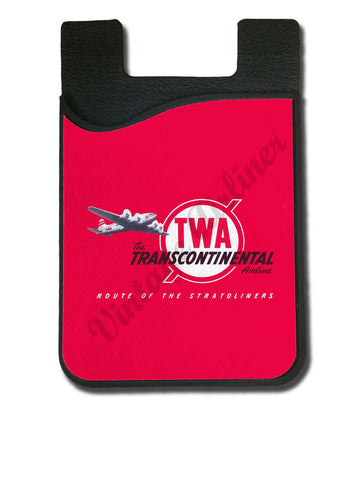 TWA Route Of The Stratoliners Card Caddy