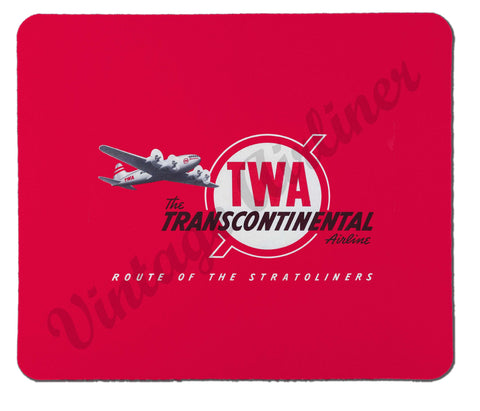TWA Route Of The Stratoliners Mousepad