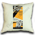 TWA Overnight Vintage Pillow Case Cover